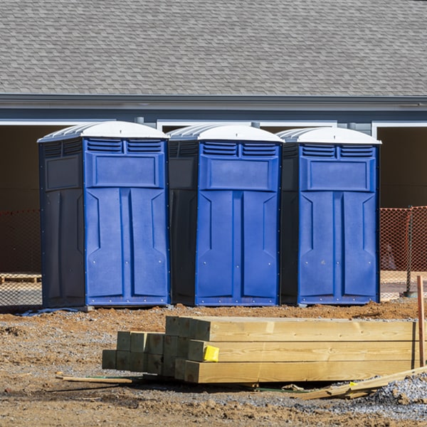 how do you dispose of waste after the portable toilets have been emptied in Marshfield